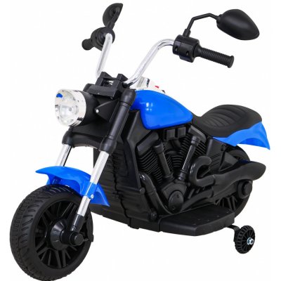 RKToys elektrická motorka Chopper V-Max Modrá – Zboží Mobilmania