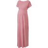 Těhotenské a kojící šaty Esmara dámské těhotenské maxi šaty světle růžová