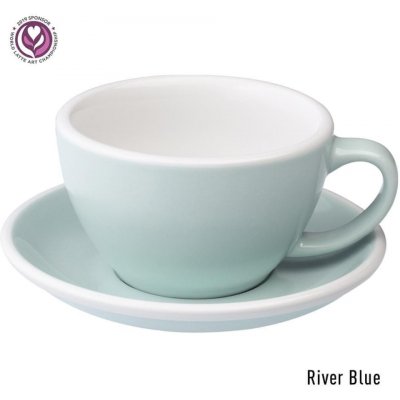 Loveramics Šálek Egg Café Latte river blue 300 ml – Hledejceny.cz