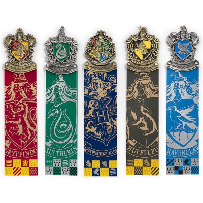 The Noble Collection Sada záložek - bradavické erby, Harry Potter – Hledejceny.cz