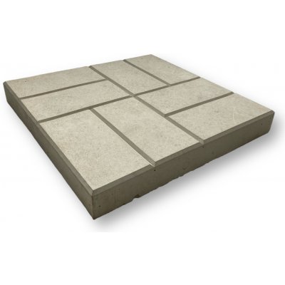 Báča Beton plošné protiskluzové Pásky drsné 40 x 40 x 5 cm 20562_TMA4 tmavě hnědá 1 ks – Sleviste.cz