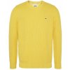 Pánský rolák Tommy Hilfiger Tommy Jeans pánský svetr TJM Essential Washed Sweater žlutý
