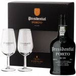 Porto Presidential Ruby 19% 0,75 l (dárkové balení 2 sklenice) – Zboží Dáma