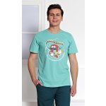 Gazzaz pánské pyžamo kapri Mexiko světle zelená – Zboží Dáma