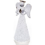 Skleněná andělka 12 cm – Zboží Dáma