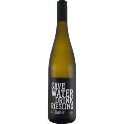 Allendorf Save water drink Riesling 2018 12,5% 1,5 l (holá láhev) – Zboží Mobilmania