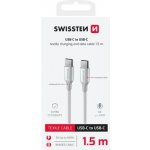 Swissten 71528204 USB-C / USB-C, 1,5m, bílý – Zboží Živě