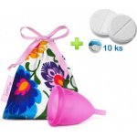 LadyCup menstruační kalíšek Divoký zimolez S + tablety 10 ks – Sleviste.cz