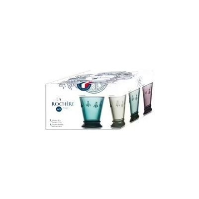 La Rochere Sklenice ABEILLE mix barev 4 x 260 ml