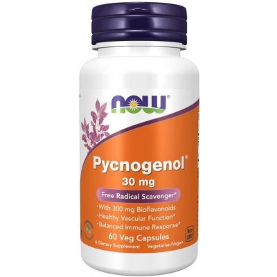 Now Foods Pycnogenol s Bioflavonoidy 30 mg 60 kapslí