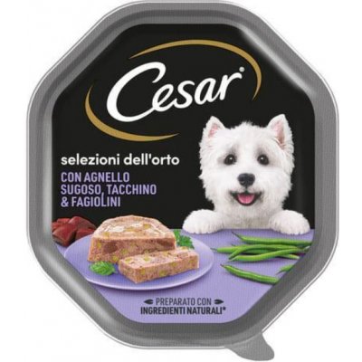 Cesar s jehněčím, krůtím masem a fazolkami 150 g – Sleviste.cz