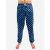 Pánské pyžamo Styx puntíky DKP1053 pánské pyžamové kalhoty modré