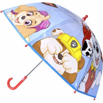 Dětský průhledný deštník Paw patrol tlapková patrola