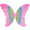 Karnevalový kostým Motýlí křídla modrozelenorůžová