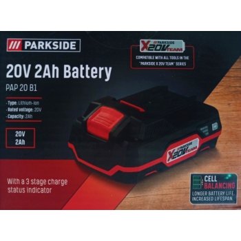 PARKSIDE® Batterie PAP 20 B1, 20 V, 2 Ah et chargeur P…