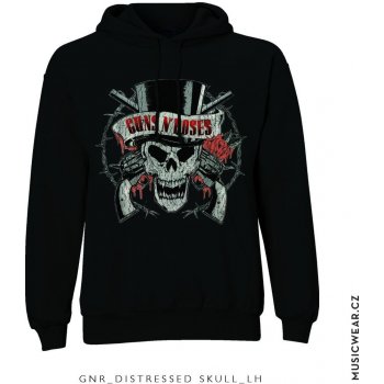 Guns N Roses mikina Distressed Skull