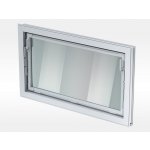 ACO Sklepní okno bílé vyklápěcí plastové 90 x 90 cm dvojsklo 4+4 mm – Zboží Mobilmania
