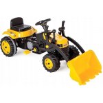 Pilsan Traktor šlapací s přední lžící žlutý – Sleviste.cz