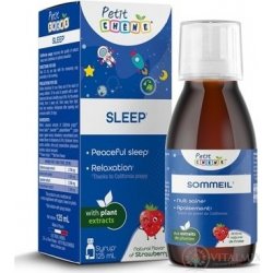 Petit CHENE SLEEP dětský sirup s jahodovým aroma 125 ml