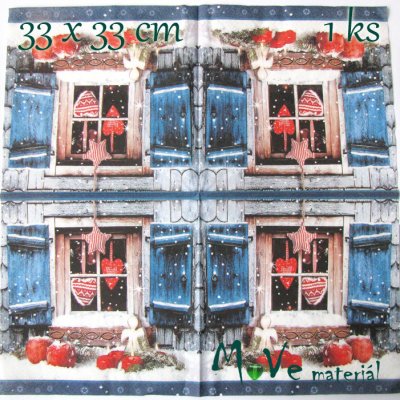 ubrousek na decoupage 33 x 33cm 1ks vánoce – HobbyKompas.cz ubrousek na decoupage 33 x 33cm 1ks vánoce – HobbyKompas.cz