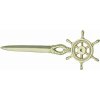 Vodácké doplňky Sea-club Letter opener brass with copper ring