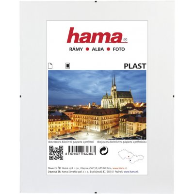 Hama Clip-Fix, plastové sklo, 70x100 cm – Zboží Mobilmania