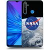 Pouzdro a kryt na mobilní telefon Realme Pouzdro Picasee silikonové Realme 5 - Nasa Earth čiré