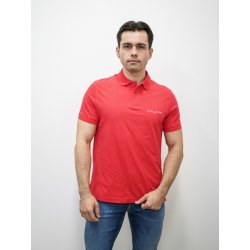 Tommy Hilfiger pánské červené polo tričko M XK3