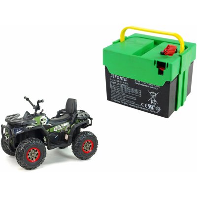 Andos Bateriový box pro dětskou čtyřkolku X-MAX 607 4x4, baterie 2x 12V/7Ah, XMX607 – Zboží Dáma