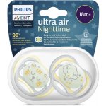 Avent Philips šidítko ultra air 376/11 Nighttime Boy BPA free 2Pack – Sleviste.cz