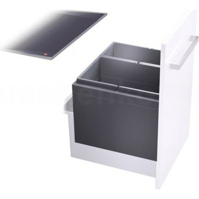 Hailo Vestavný odpadkový koš Triple XL 3631-58 – Zboží Mobilmania
