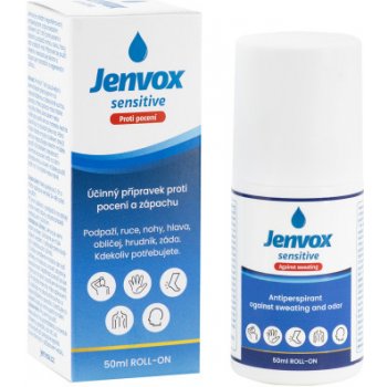 Jenvox Sensitive roll-on proti pocení a zápachu 50 ml