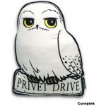 CurePink Polštář Harry Potter Hedwig 35x35x8 – Zboží Dáma