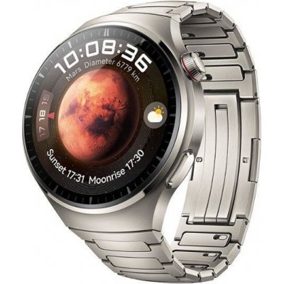 Chytré hodinky Huawei Watch 4 Pro, Elite, Šedé, Titanový řemínek (55020AMB)