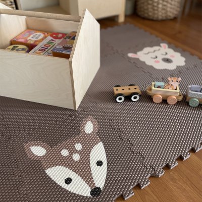 Minideckfloor podlaha 12 dílů myška koloušek beránek a tlapka – Zboží Dáma