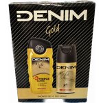 Denim Gold deospray 150 ml + sprchový gel 250 ml dárková sada – Hledejceny.cz
