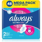 Always Ultra Super hygienické vložky Vel. 2 s křidélky 48 ks – Zboží Dáma