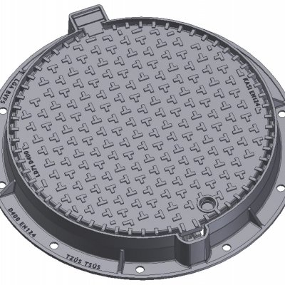 Kasi Poklop KDL71B D400 605 mm s povrchovou úpravou – Zboží Dáma