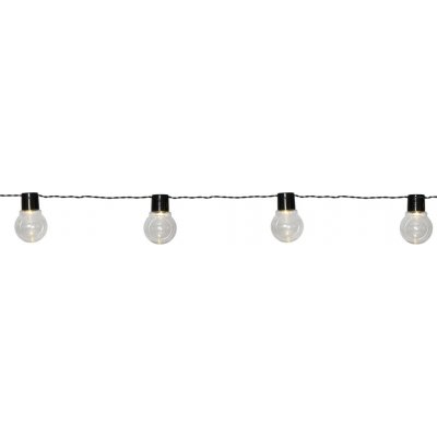 STAR TRADING LED solární řetěz PARTAJ 10xLED D.1,8m černý – Hledejceny.cz