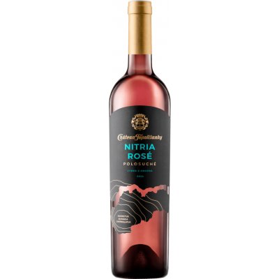 Topoľčianky Nitria Rosé 2024 12,5% 0,75 l (holá láhev) – Hledejceny.cz