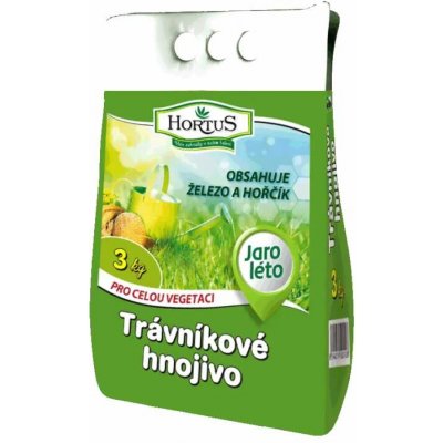 Hortus Trávníkové hnojivo jaro-léto NPK 15-5-5 3 kg – Zbozi.Blesk.cz