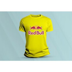 Sandratex Dětské bavlněné tričko Red Bull Žlutá