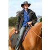 Jezdecká bunda a vesta Australský kabát RIDING COAT Hnědá