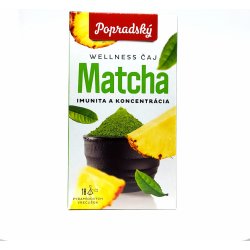 Popradský čaj Matcha imunita a koncentrace 18 x 1,5 g