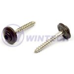 Klemp.šroub + EPDM, RAL 8019 4,5 x 35 A2 / balení 200 ks – Sleviste.cz