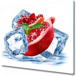 Sklenena krajeci deska Granátové jablko s ledem 60x52 cm – Zboží Mobilmania
