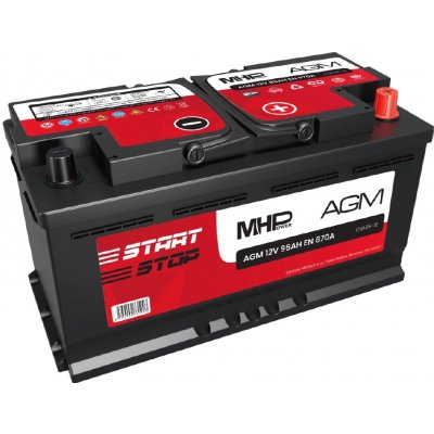 MHPower Start-Stop AGM 12V 95Ah 870A CBA95-12 – Sleviste.cz