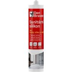 Den Braven sanitární silikon 280ml černý – HobbyKompas.cz