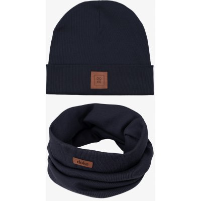 Doke Dětský set Bavlněná čepice a nákrčník organic ed black – Zbozi.Blesk.cz