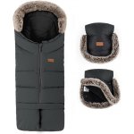 Petite&Mars Set zimní Arctic 4v1 Furry Forever Black – Zboží Dáma